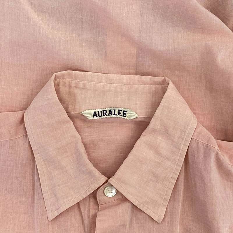オーラリー A24SS03VO HARD TWIST FINX ORGANDY SHIRT ハードツイスト フィンクス オーガンジー 長袖 シャツ 買取実績 画像
