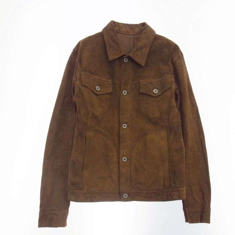 バックラッシュ 1496-04 JAPAN CALF GARMENT-DYED JACKET SUEDE FILERO ジャパンカーフ 製品染め タンニン スエード ブルゾン ジャケット 買取実績 画像