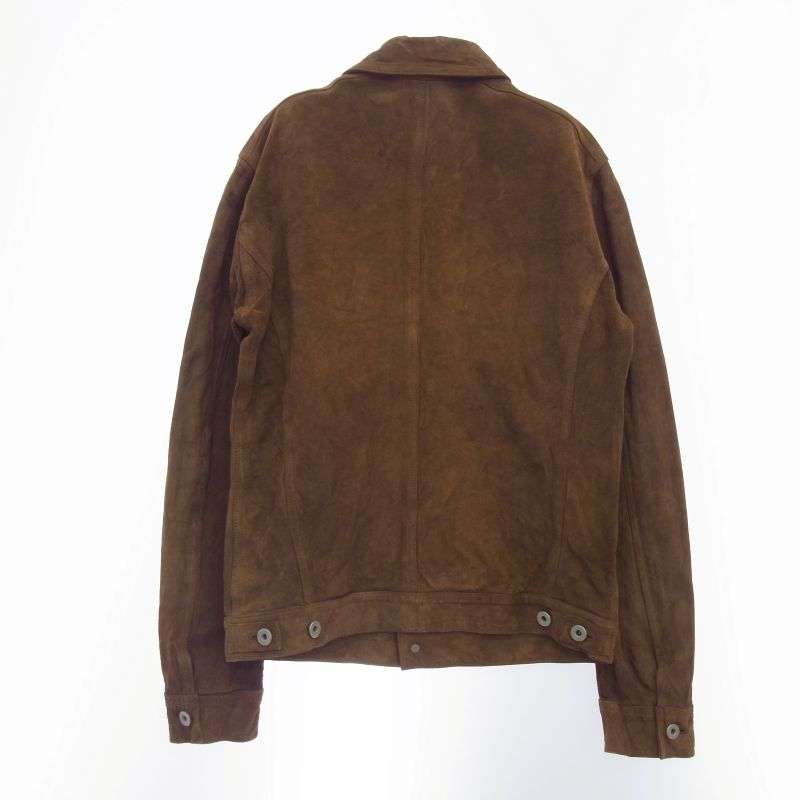 バックラッシュ 1496-04 JAPAN CALF GARMENT-DYED JACKET SUEDE FILERO ジャパンカーフ 製品染め タンニン スエード ブルゾン ジャケット 買取実績 画像