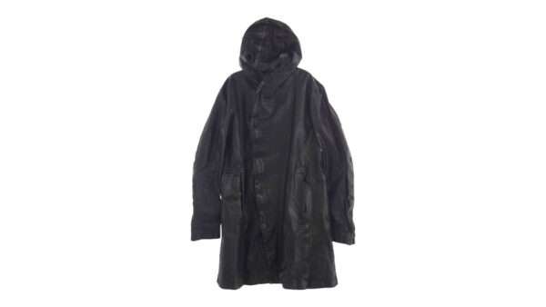 イサムカタヤマバックラッシュ × GULLAM グラム 1604-03 Hooded Coat Italian shoulder Cow leather 買取実績