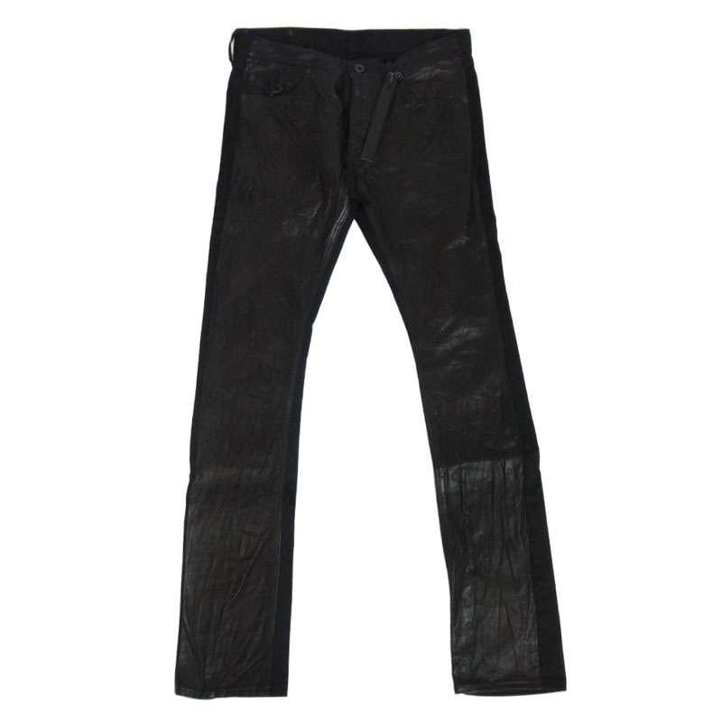 バックラッシュ 1636-02 DELTA BLUES ジャパンホースレザー切替パンツ 買取実績 画像