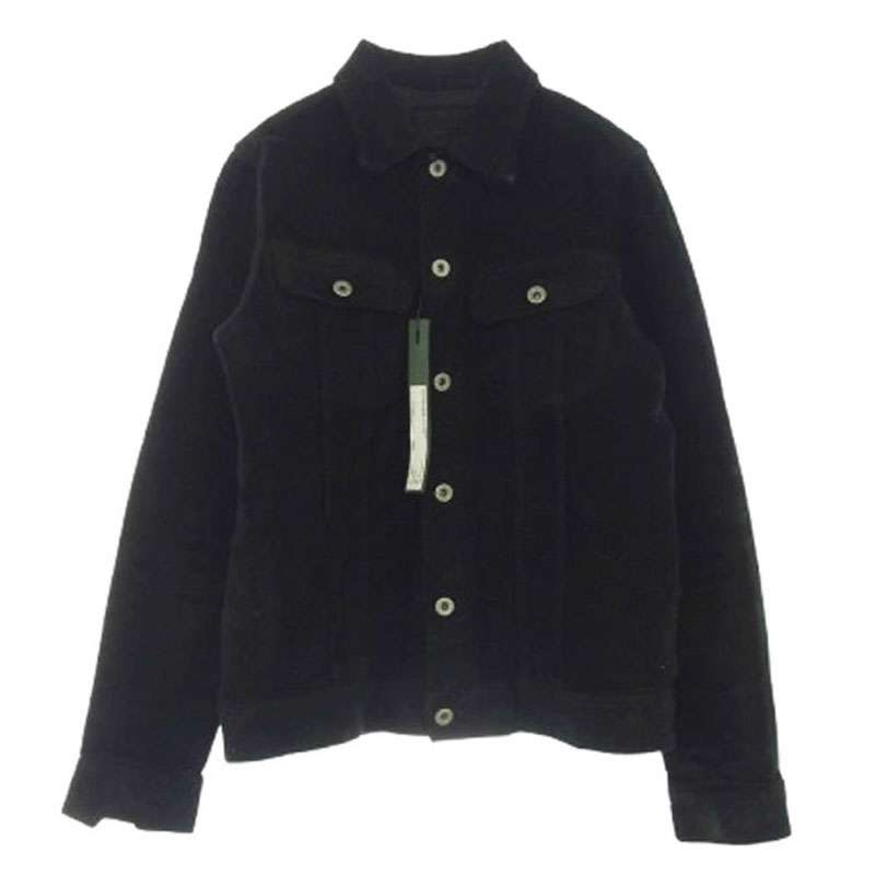 バックラッシュ 1878-07 NIGHT RIDE JAPAN CALF GARMENT-DYED JACKET ジャパンカーフ 白鞣し 製品染め ナイトライド スエード Gジャン ジャケット 買取実績 画像
