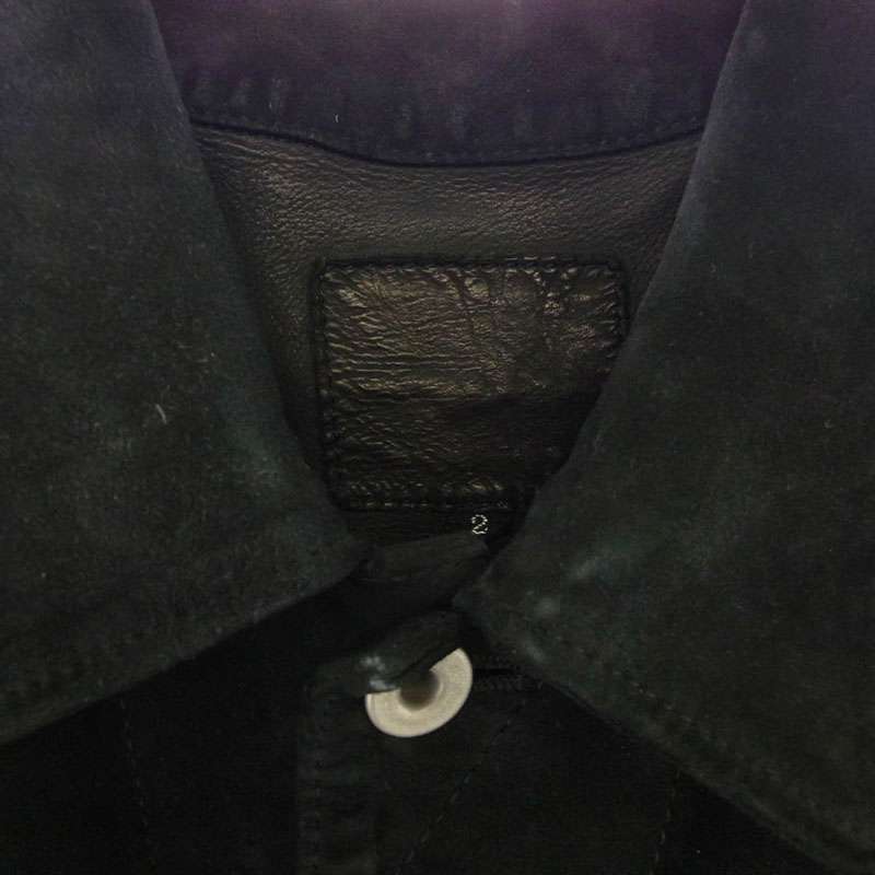 バックラッシュ 1878-07 NIGHT RIDE JAPAN CALF GARMENT-DYED JACKET ジャパンカーフ 白鞣し 製品染め ナイトライド スエード Gジャン ジャケット 買取実績 画像