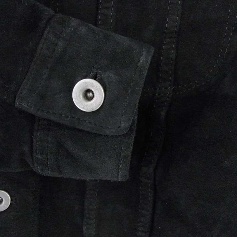 バックラッシュ 1878-07 NIGHT RIDE JAPAN CALF GARMENT-DYED JACKET ジャパンカーフ 白鞣し 製品染め ナイトライド スエード Gジャン ジャケット 買取実績 画像