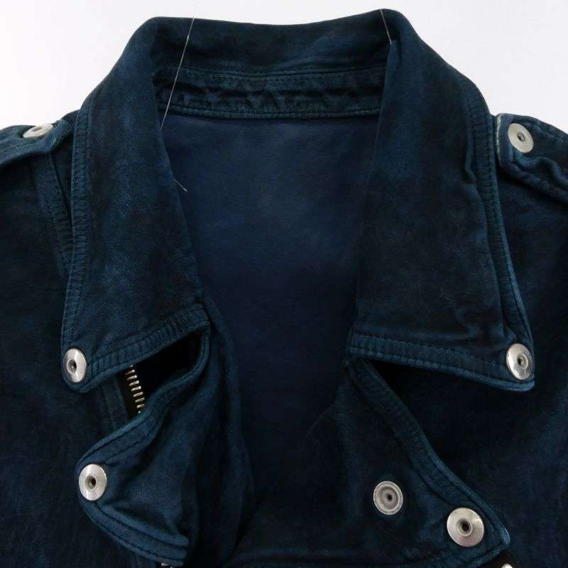 イサムカタヤマバックラッシュ 1878-RS レザー スエード ジャパンカーフ ダブルライダース 買取実績 画像