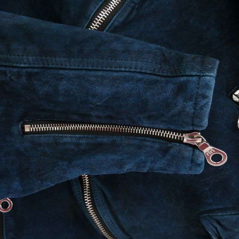 イサムカタヤマバックラッシュ 1878-RS レザー スエード ジャパンカーフ ダブルライダース 買取実績 画像