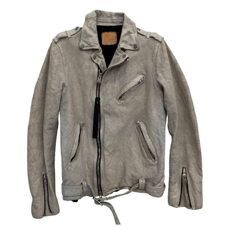 イサムカタヤマバックラッシュ 1927-06 JAPAN CALF NATURAL DYED “GARMENT-WASH” DOUBLE RIDERS ジャパンカーフ 製品洗い ダブルライダース 買取実績 画像