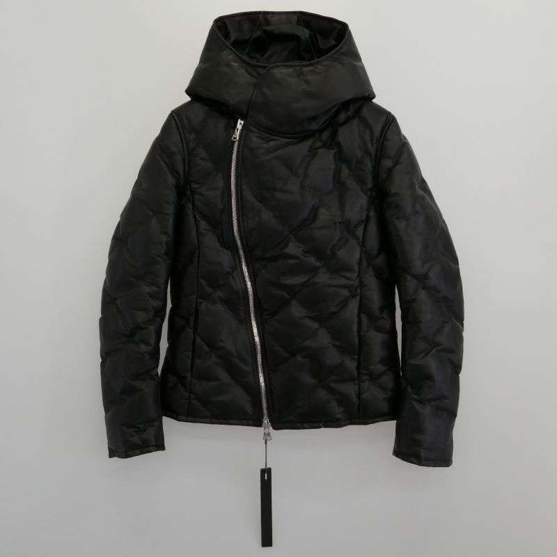 イサムカタヤマバックラッシュ 2031-16 MONOCHROME LUXURY STEER 0.6mm POLISH WHITE GOOSE DOWN BLOUSON キルティング レザー ダウン ジャケット ブルゾン 買取実績 画像