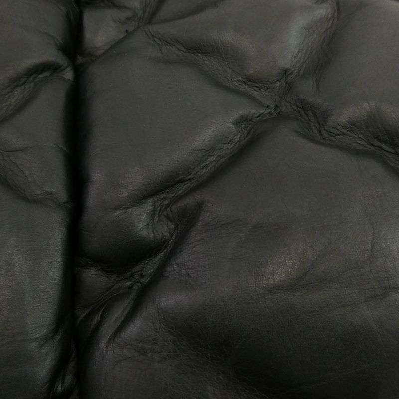 イサムカタヤマバックラッシュ 2031-16 MONOCHROME LUXURY STEER 0.6mm POLISH WHITE GOOSE DOWN BLOUSON キルティング レザー ダウン ジャケット ブルゾン 買取実績 画像