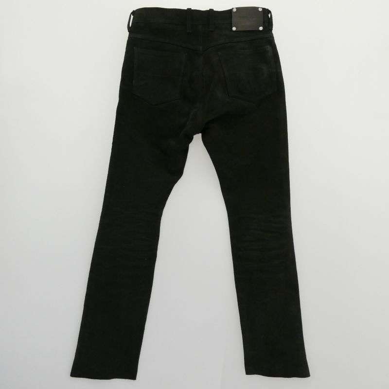 バックラッシュ 2128-01 APAN STEER VELOR SUEDE COMBINATION TANNED GARMENT-DYED PANTS ベロア スエード コンビネーション パンツ 買取実績 画像