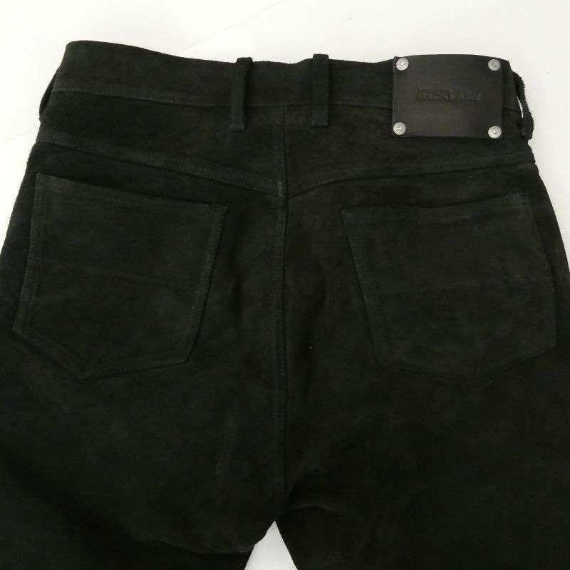 バックラッシュ 2128-01 APAN STEER VELOR SUEDE COMBINATION TANNED GARMENT-DYED PANTS ベロア スエード コンビネーション パンツ 買取実績 画像