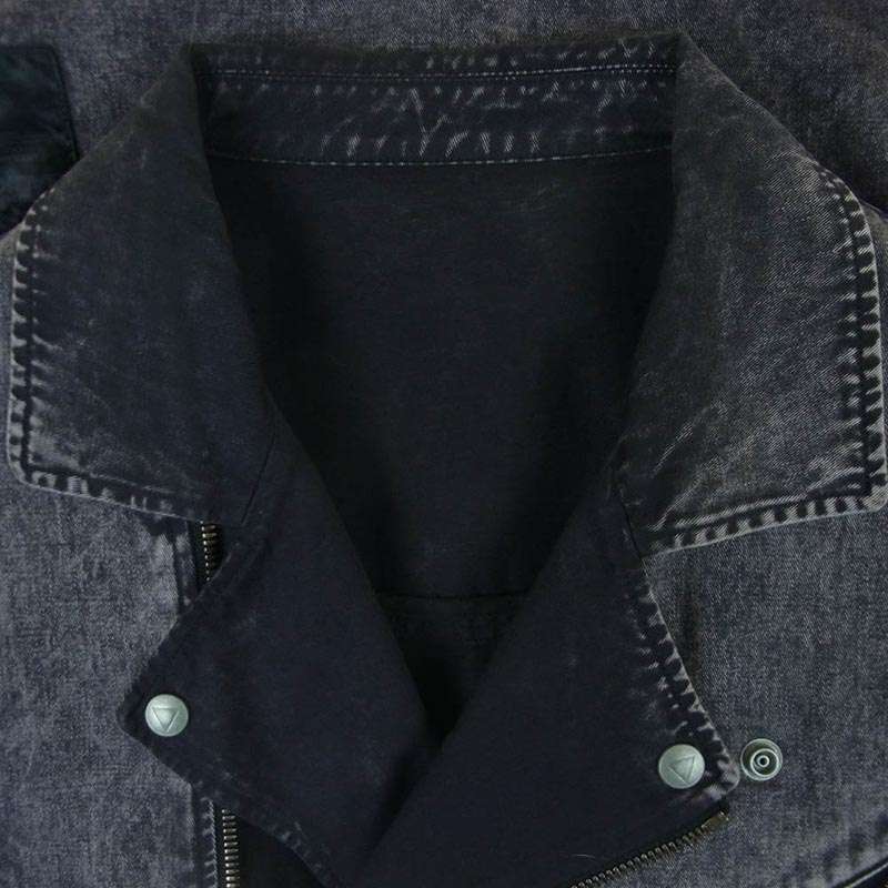 イサムカタヤマバックラッシュ D2002-02 ブリーチ ウォッシュ 加工 ダブル ライダース ジャケット 買取実績 画像