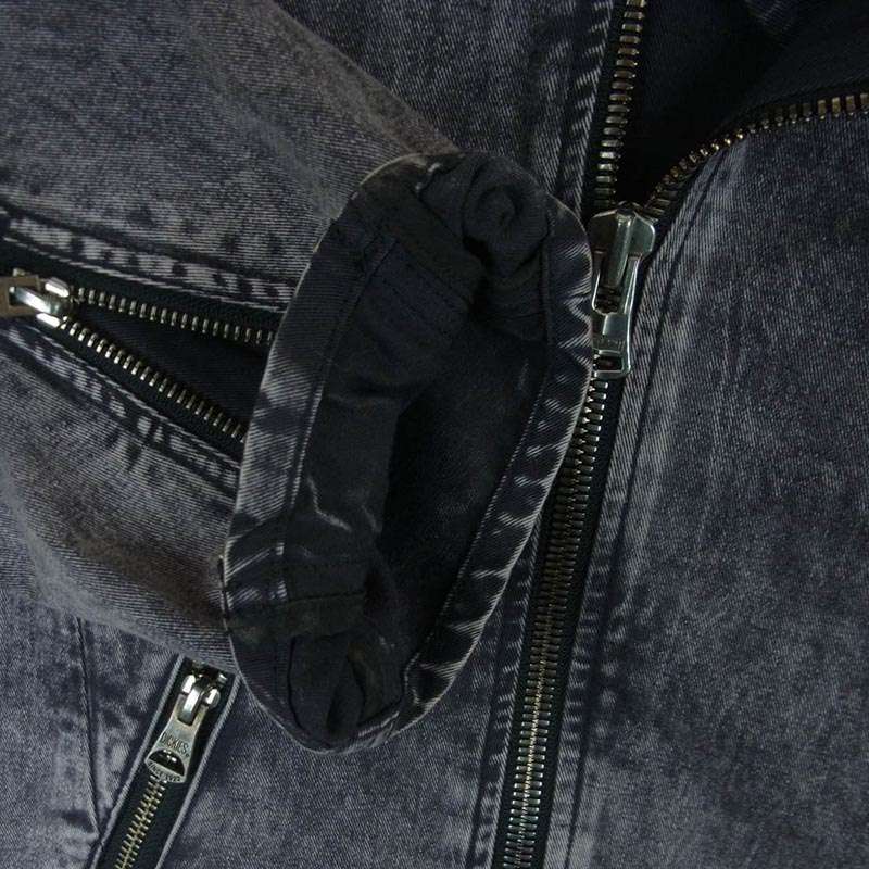 イサムカタヤマバックラッシュ D2002-02 ブリーチ ウォッシュ 加工 ダブル ライダース ジャケット 買取実績 画像