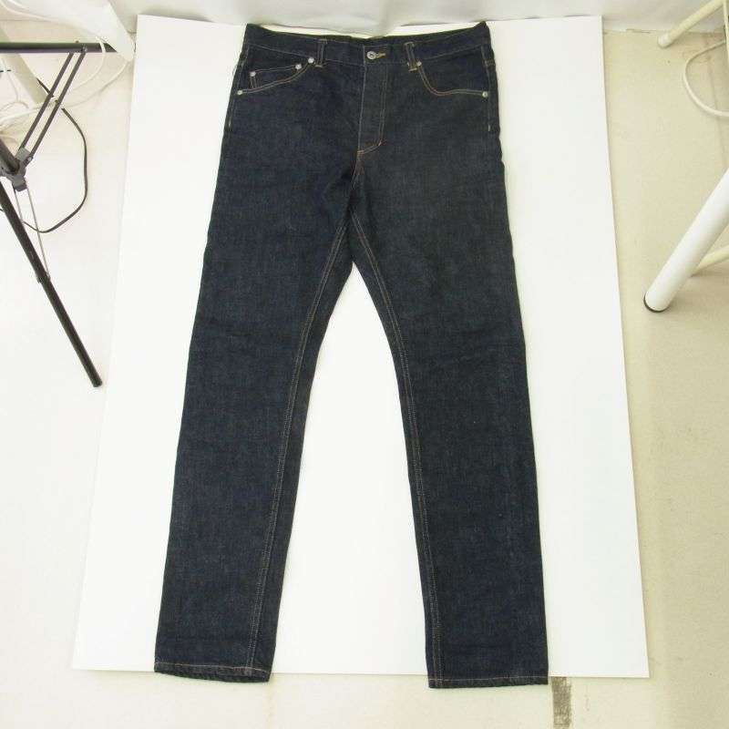 イサムカタヤマバックラッシュ D703-W TIGHT STRAIGHT DENIM ONE WASH INDIGO ワンウォッシュ タイト ストレート デニム パンツ 買取実績 画像