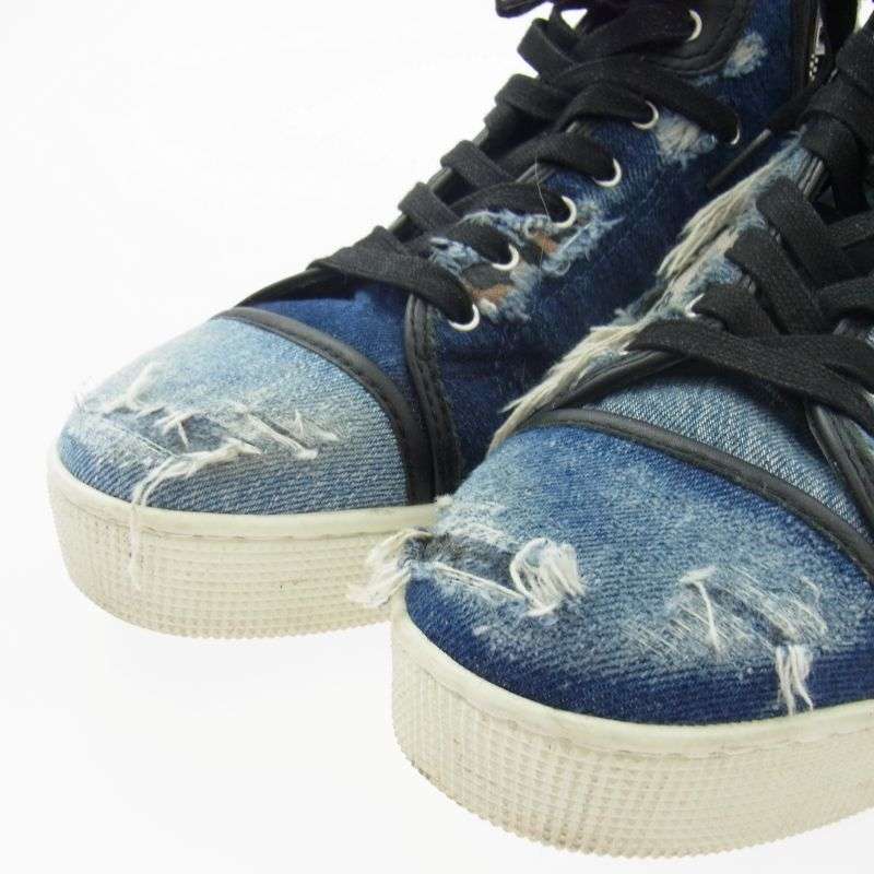 バックラッシュ WF-009BLVP WHITEFLAGS ホワイトフラッグス デニム スニーカー 買取実績 画像