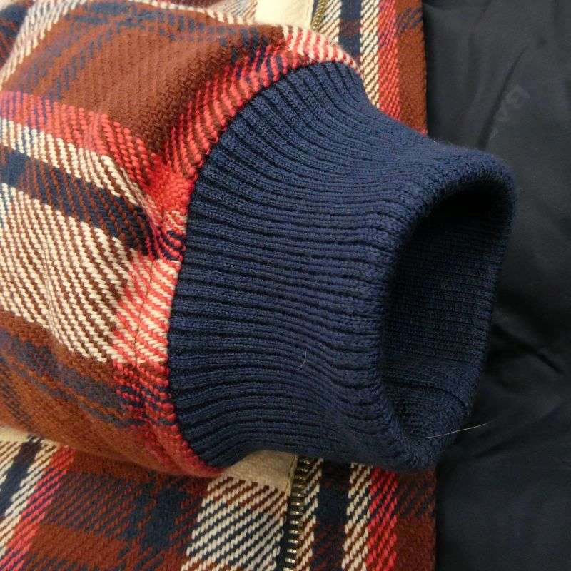 アベイシングエイプ 001DNJ801008M ラブジェネチェック CHECK DOWN JACKET 総柄 ジップアップ ダウン ジャケット 買取実績 画像