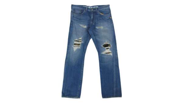 アベイシングエイプ 001DPE301001X BAPE CAMO DAMAGE DENIM PANTS 買取実績