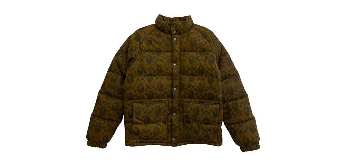 アベイシングエイプ 001HJG231902X COACH コーチ LEATHER DOWN JACKET 買取実績