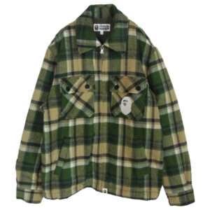 アベイシングエイプ 001ljh801001m CHECK CPO ZIP JACKET 買取実績