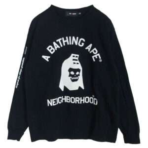 アベイシングエイプ × neighborhood ネイバーフッド 001LTK731904C L/S TEE 買取実績