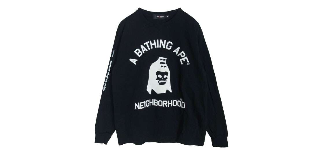 アベイシングエイプ × neighborhood ネイバーフッド 001LTK731904C L/S TEE 買取実績