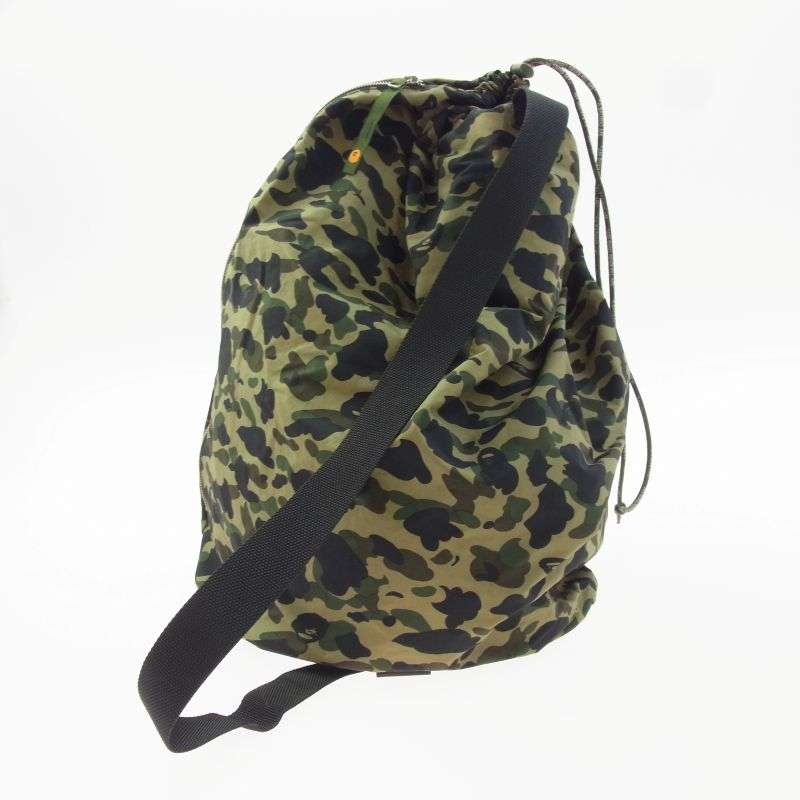 アベイシングエイプ 1ST CAMO ONE SHOULDER BODY BAG ワンショルダー 猿 迷彩 カモ ショルダー バッグ 買取実績 画像