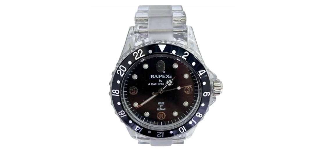 アベイシングエイプ BAPEX CLEAR WATCH 腕時計 買取実績