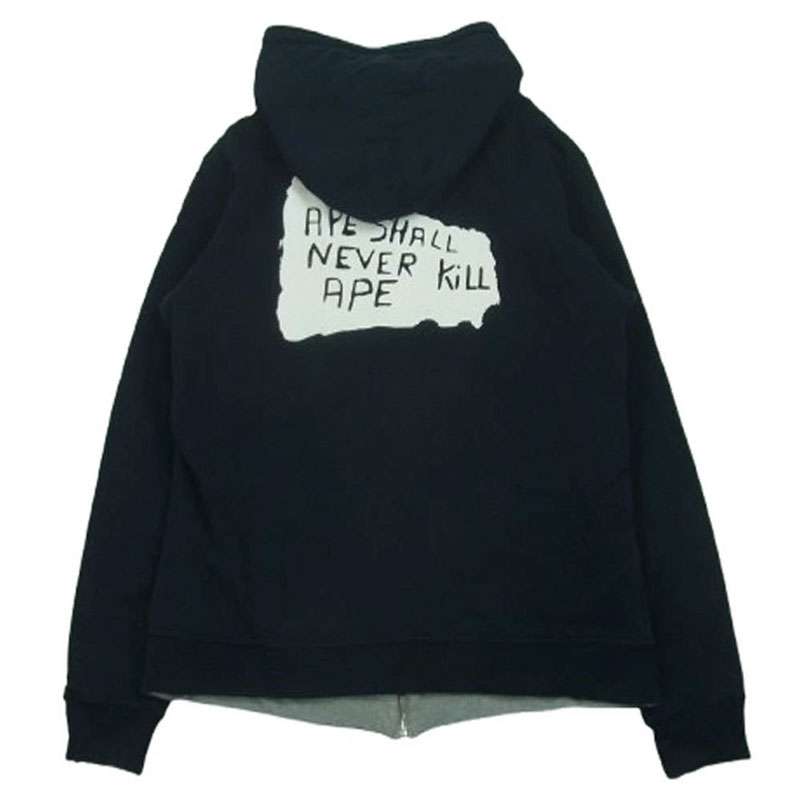 アベイシングエイプ カレッジ ロゴ ジェネラル プリント リバーシブル フルジップ スウェット パーカー 買取実績 画像