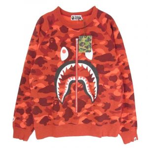 アベイシングエイプ Color Camo Shark Crew Sweatshirt ZIP 買取実績