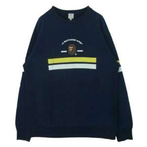 エイプ ラインロゴ クルーネック プリント スウェット 買取実績