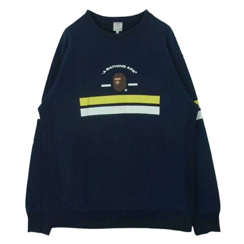 エイプ ラインロゴ クルーネック プリント スウェット 買取実績 画像