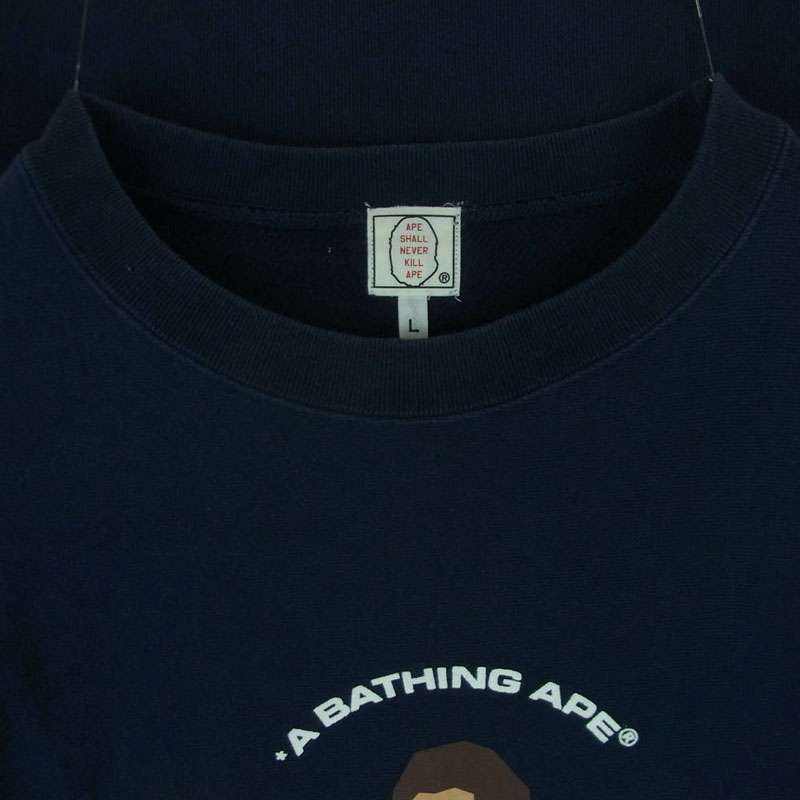 エイプ ラインロゴ クルーネック プリント スウェット 買取実績 画像