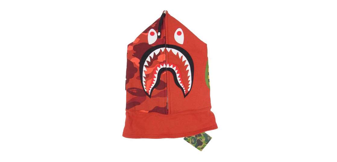アベイシングエイプ Shark Face Hooded Face Mask Neck Warmer  買取実績