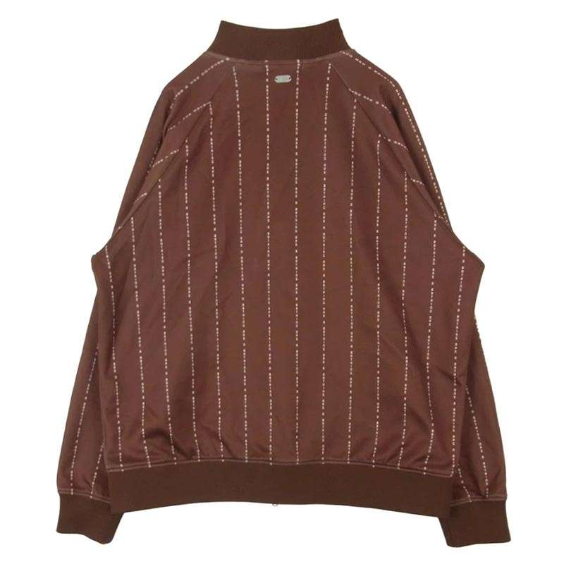 アベイシングエイプ TEXT STRIPE JERSEY TOP ストライプ ジップアップ ジャケット 買取実績 画像