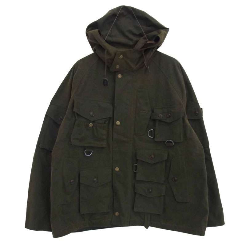 バブアー 23AW × BARACUTA バラクータ Clayton Wax ヘビーウェイト フーデッド ワックスジャケット オイルドジャケット 買取実績 画像