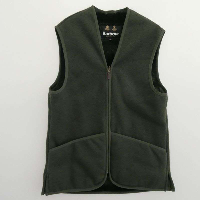 バブアー 24AW 242MLI0004 フロントジップ クラシックフィット リバーシブル ファー ライナー ベスト 買取実績 画像