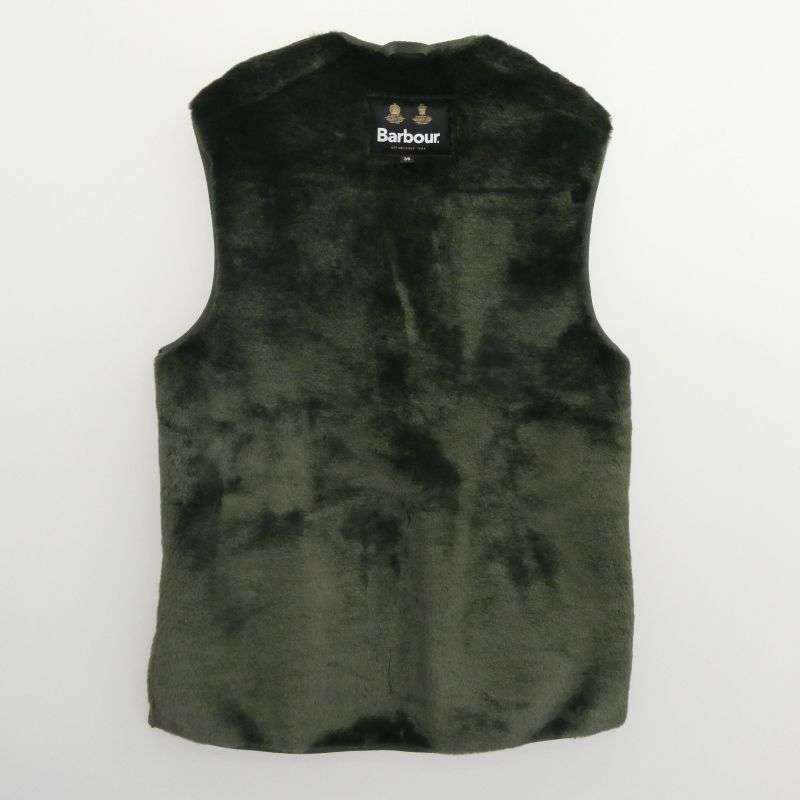 バブアー 24AW 242MLI0004 フロントジップ クラシックフィット リバーシブル ファー ライナー ベスト 買取実績 画像