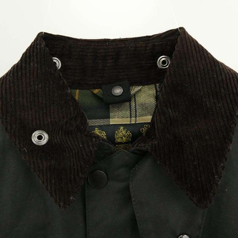 バブアー MWX0534SG91 BORDER ボーダー Waxed Cotton Coat ワックスコットン コート 買取実績 画像