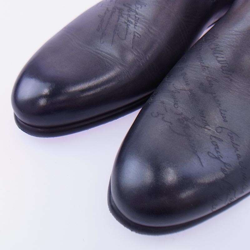 ベルルッティ 0290×4170 CURSIVE GALET カーシヴ ガレ カリグラフィー スリッポン ローファー レザーシューズ 買取実績 画像