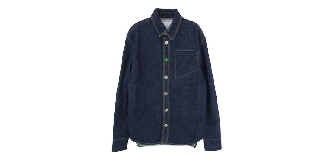 ボッテガヴェネタ 686067 V0W20 メタルボタン コントラストボタン 変形ポケット デニムシャツ ジャケット 買取実績