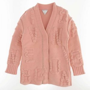 ボッテガヴェネタ 689713 V1OX0 エンボスロゴ ローゲージ ナイロン ニット カーディガン 買取実績