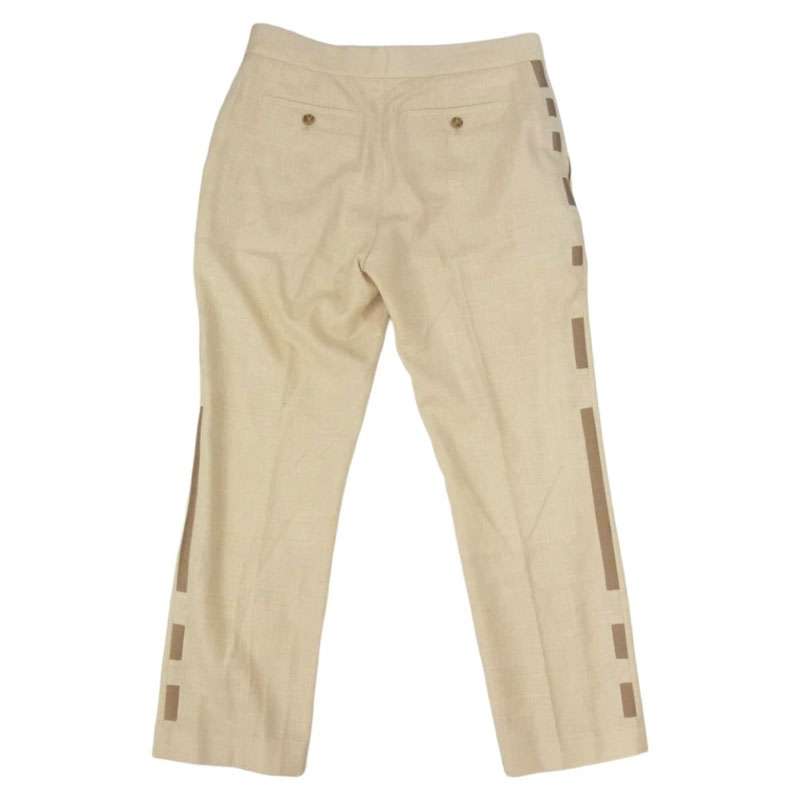 バーバリー 8016893 ウール シルク リネン サイドライン スラックス パンツ 買取実績 画像