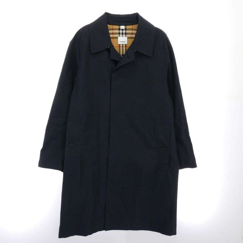 バーバリー 8018812 LONDON ENGLAND 英国製 コットン ステンカラー コート 買取実績 画像