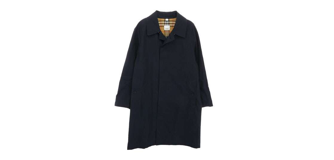 バーバリー 8018812 LONDON ENGLAND 英国製 コットン ステンカラー コート 買取実績