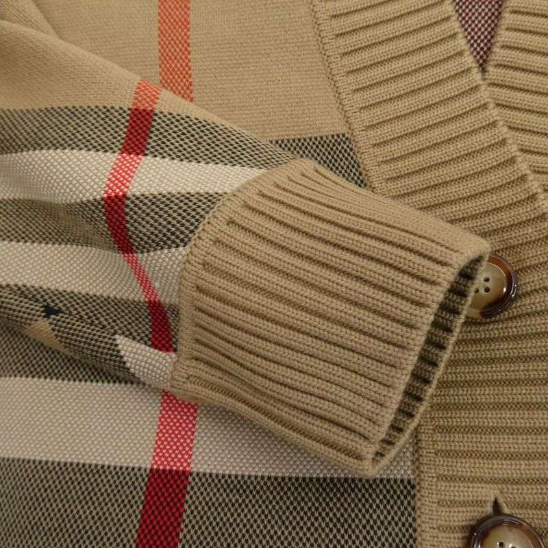 バーバリー 8039153 ノバチェック ジャカード カーディガン 買取実績 画像