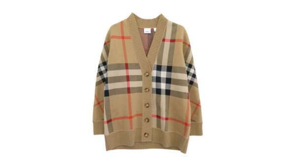 バーバリー 8039153 ノバチェック ジャカード カーディガン 買取実績