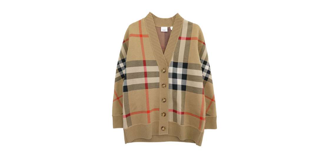 バーバリー 8039153 ノバチェック ジャカード カーディガン 買取実績