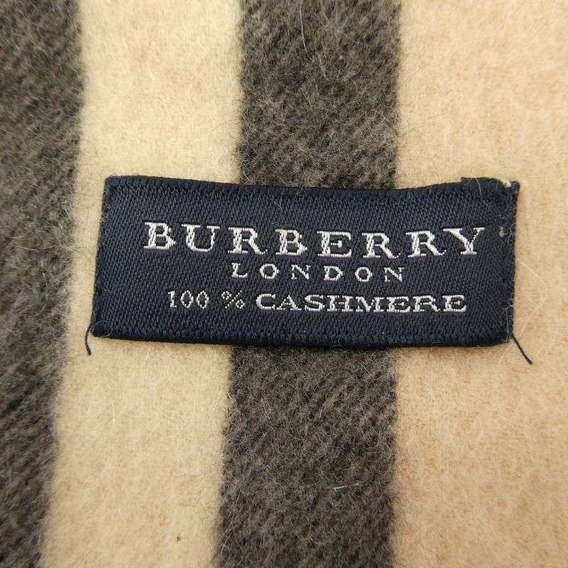 バーバリー カシミア チェック マフラー 買取実績 画像