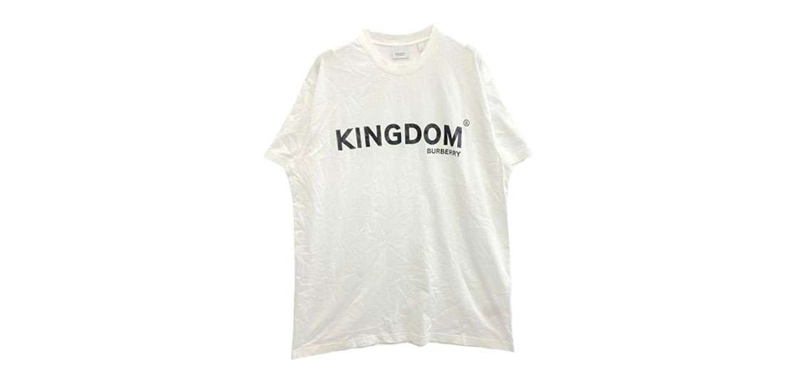 バーバリー KINGDOMTEE キングダム ロゴプリント Tシャツ 半袖カットソー 買取実績