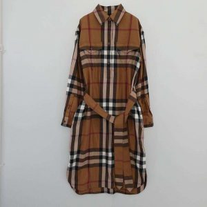 バーバリー ロンドン 8046712 Astride Check Wool Shirtdress 買取実績
